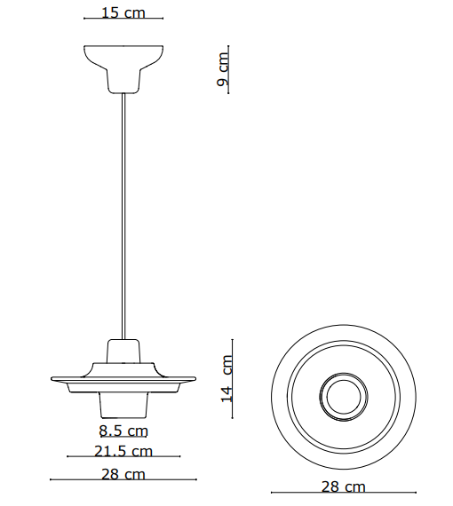 Voila C2776 Pendant Lamp by Ferroluce