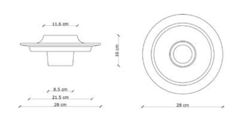 Voila C2775 Wall Lamp by Ferroluce