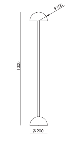 Big Dussa Floor Lamp by Aromas Del Campo