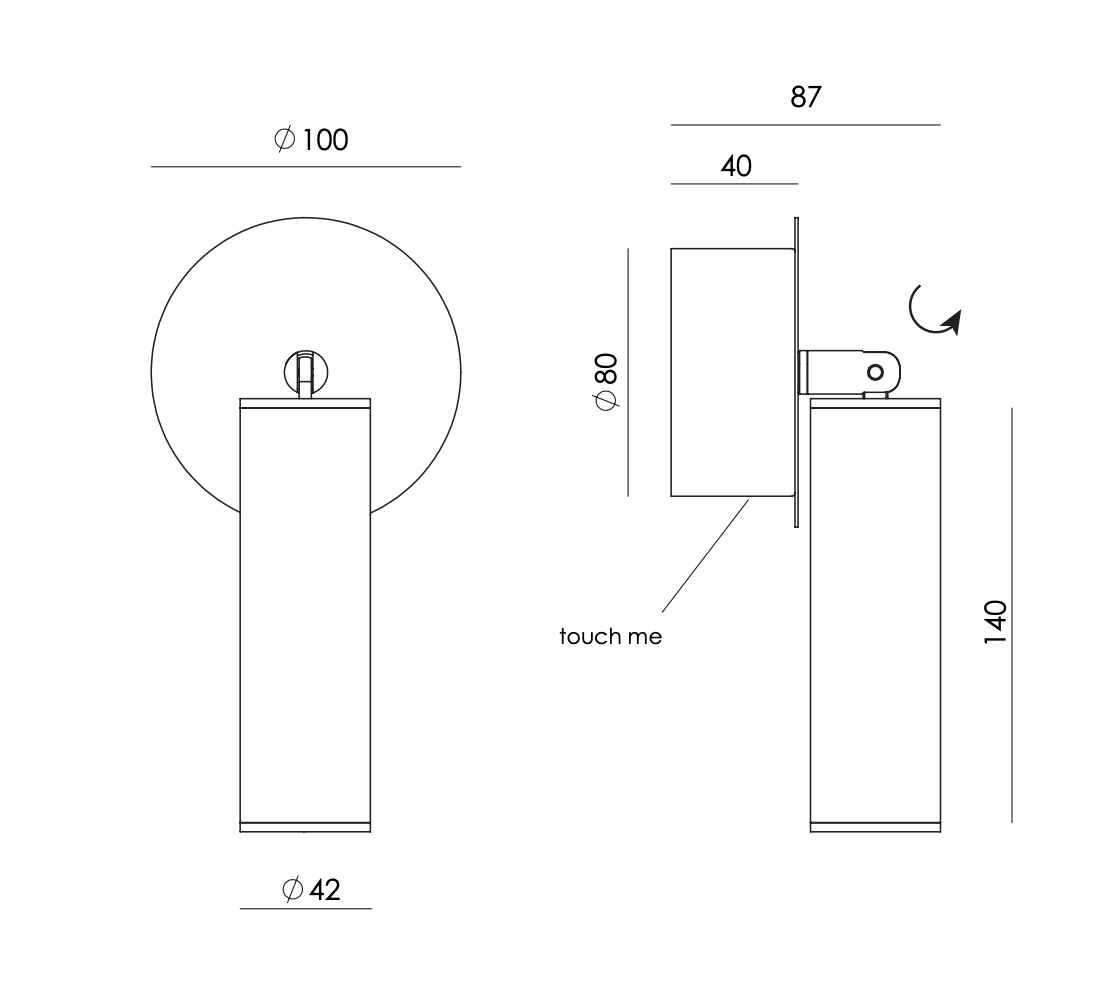 Tura Wall Lamp by Aromas del Campo