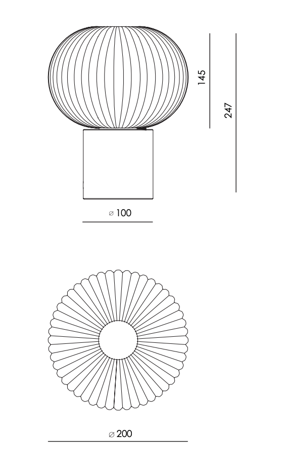 Irzo Table Lamp by Aromas del Campo
