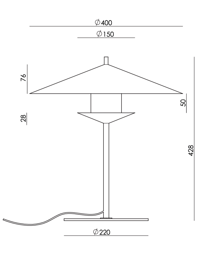 Gehit Table Lamp by Aromas del Campo