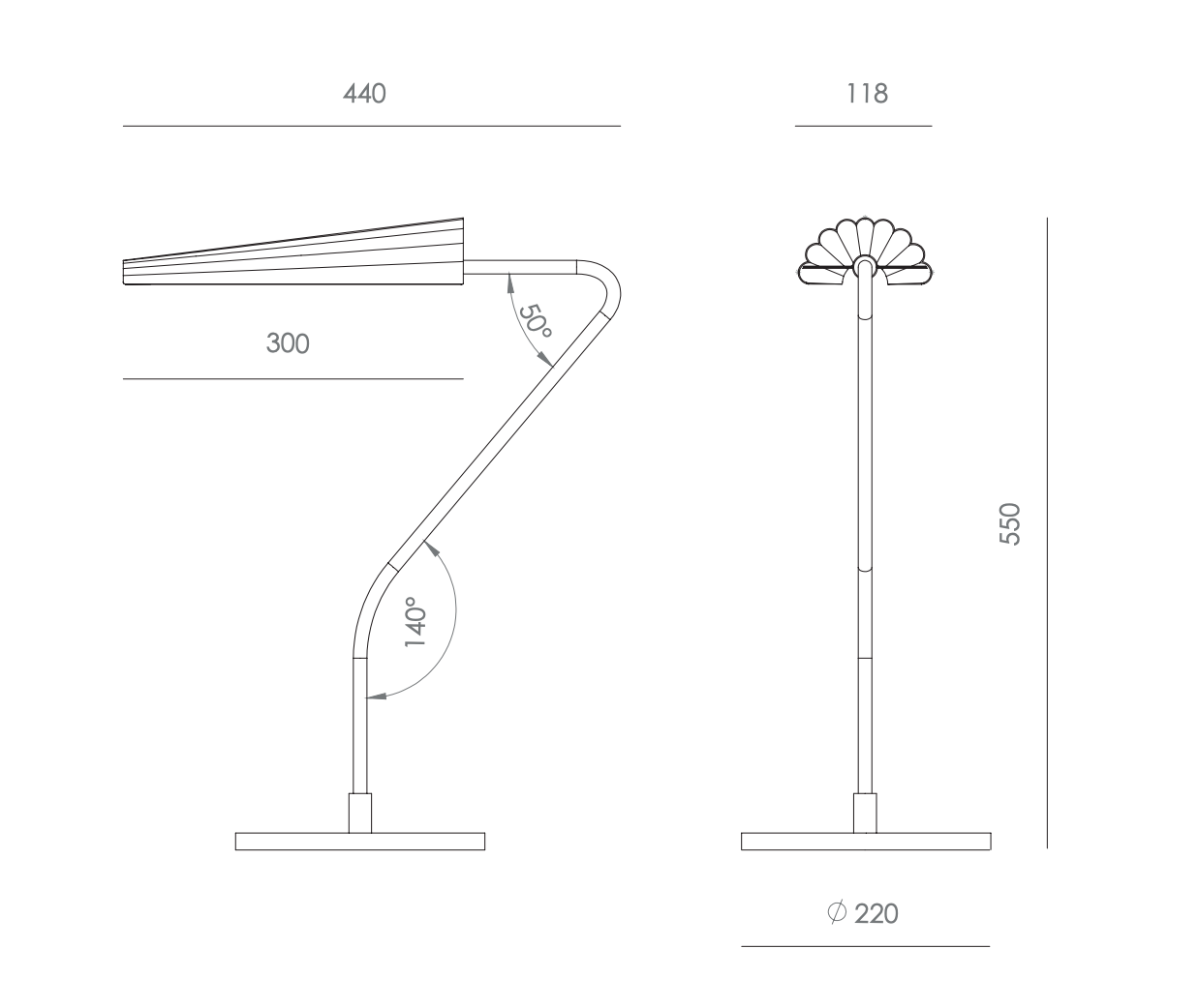 Bion Table Lamp by Aromas del Campo