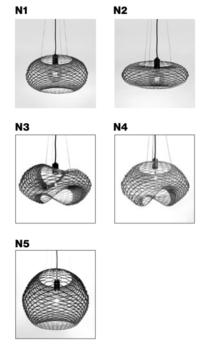 Net Big Suspension light by Zava Luce
