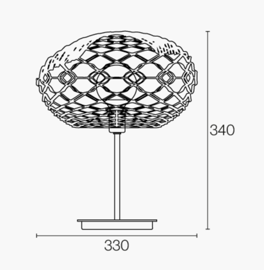 Net Table Lamp by Zava Luce