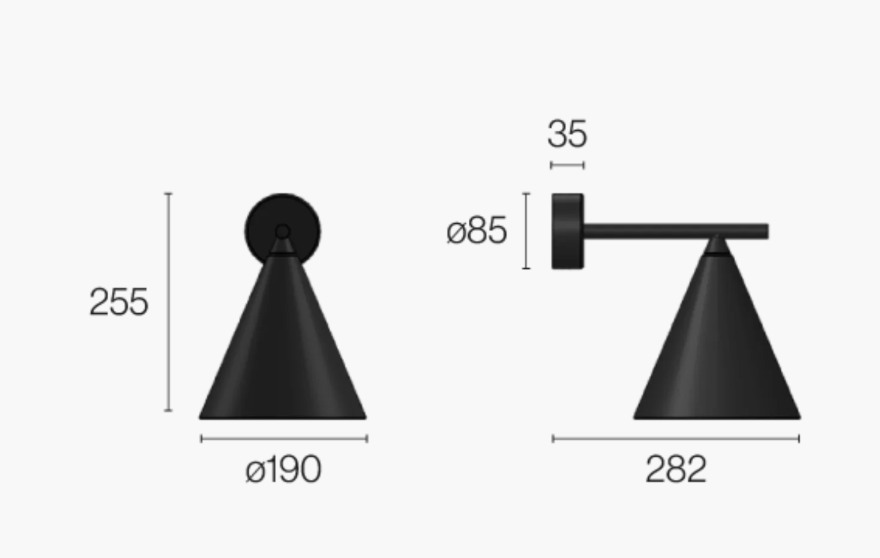 Jeena Wall Lamp by Zava Luce