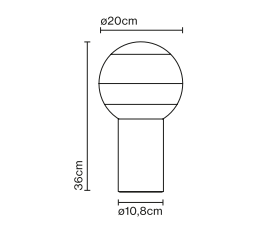 Dipping Light S Table Lamp by Marset