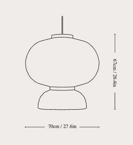 Formakami JH3 Pendant Lamp by &Tradition