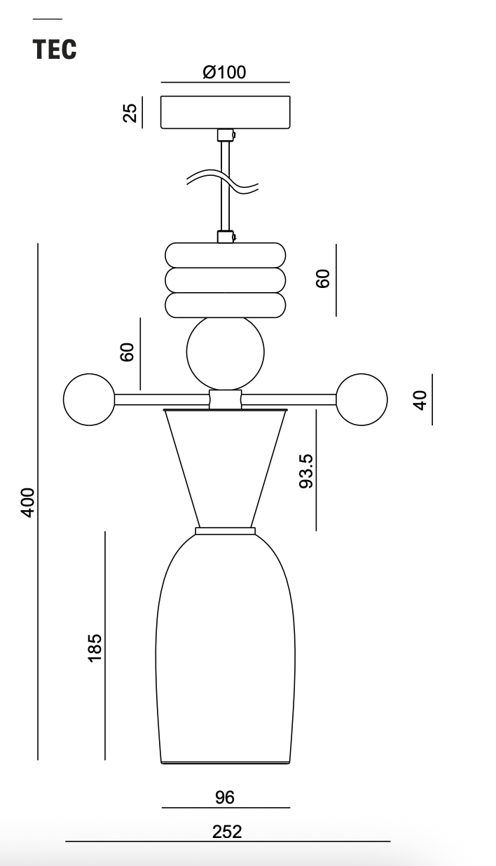 Nuro Pendant Lamp by Aromas del Campo