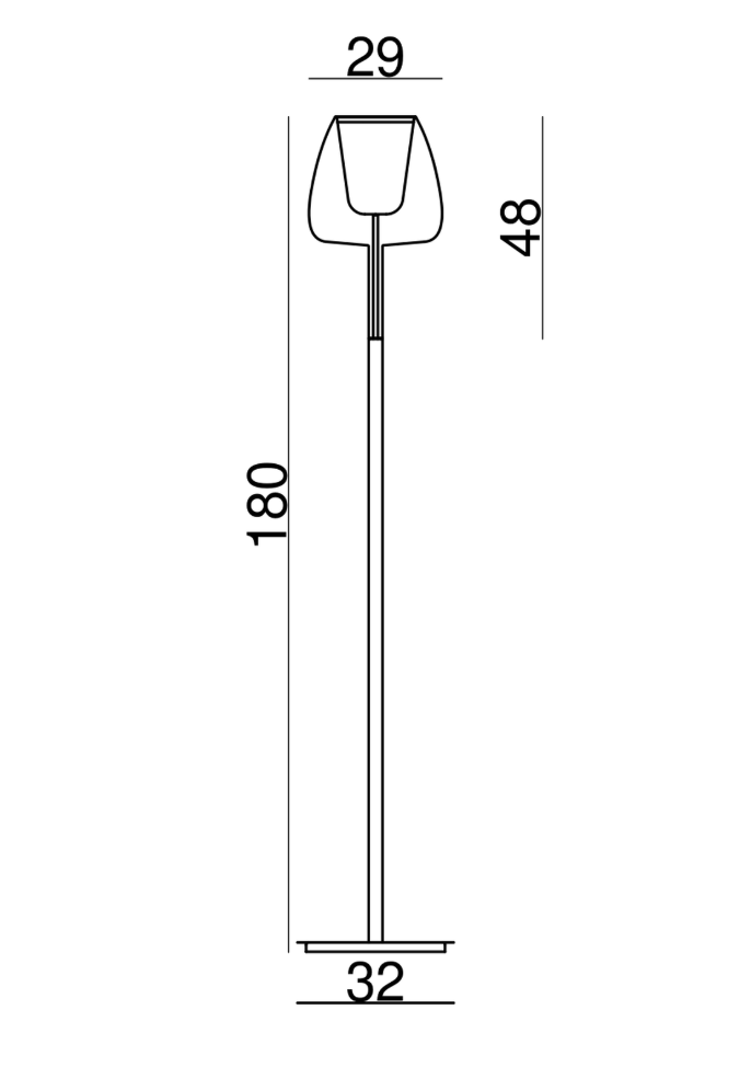 CLOS© Floor Lamp by Cangini & Tucci