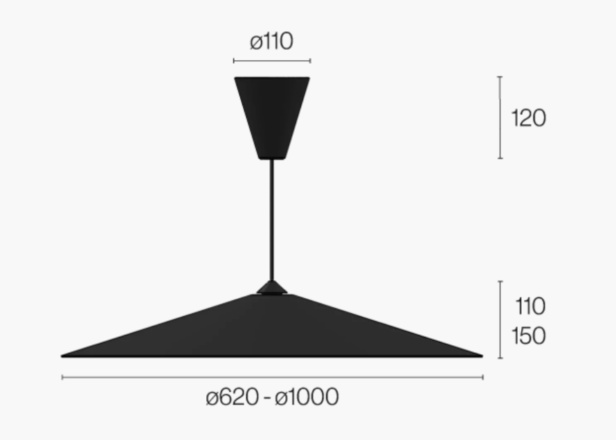 Jeena Suspension Version C light by Zava Luce