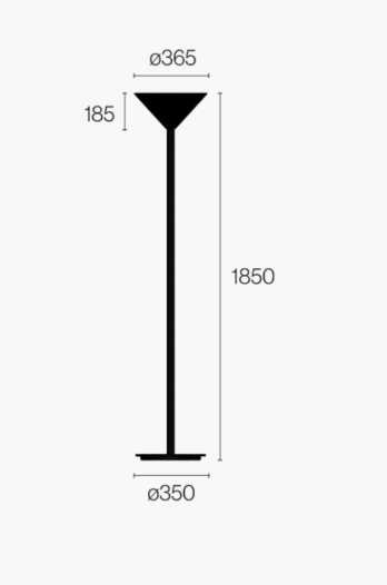 Jeena Floor Lamp Version b by Zava Luce