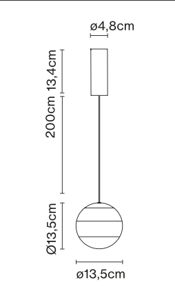 Dipping Light Suspension Lamp by Marset