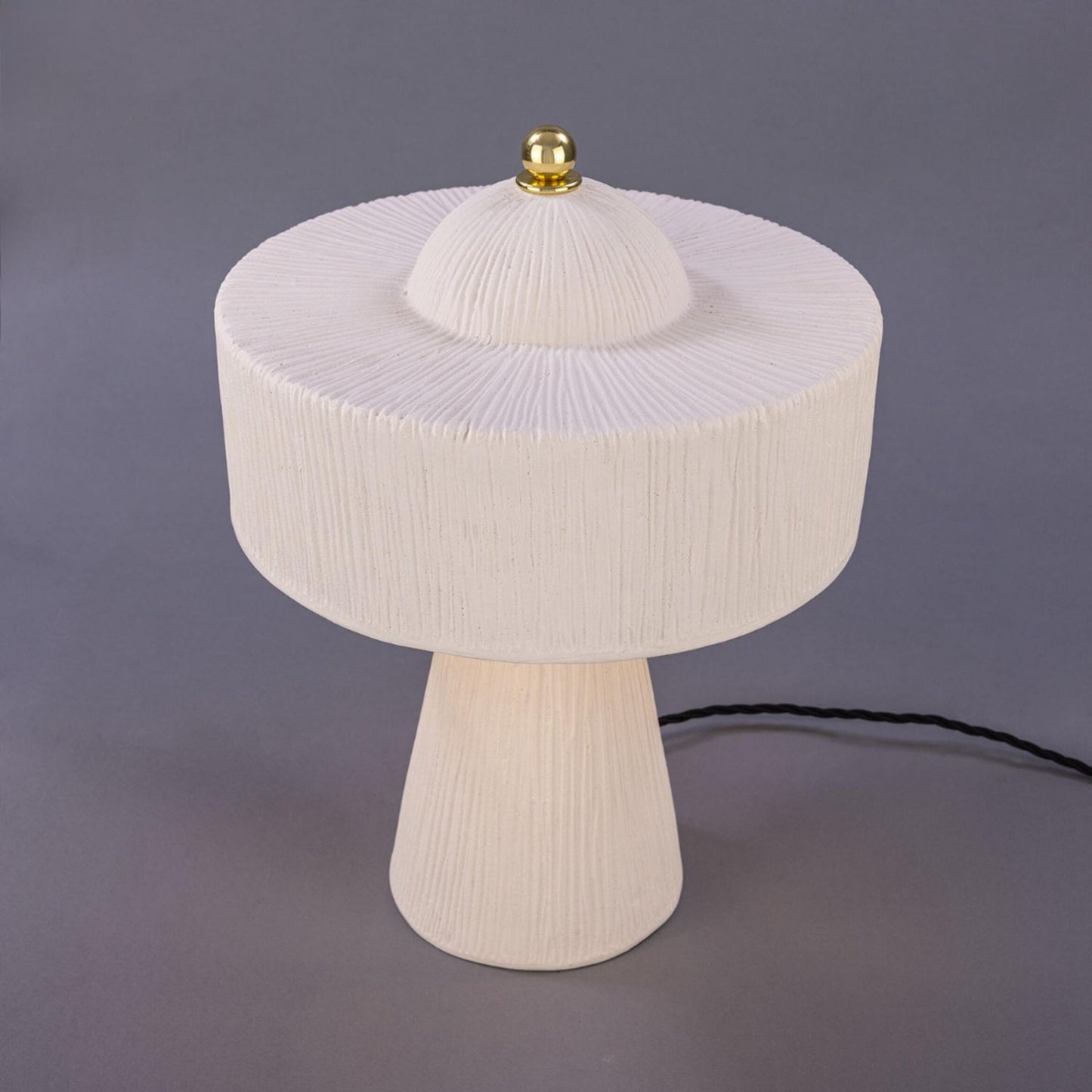 Seville Ceramic Table Lamp by Mullan Lighting with a handcrafted ceramic base and elegant lampshade, perfect for modern and classic interiors