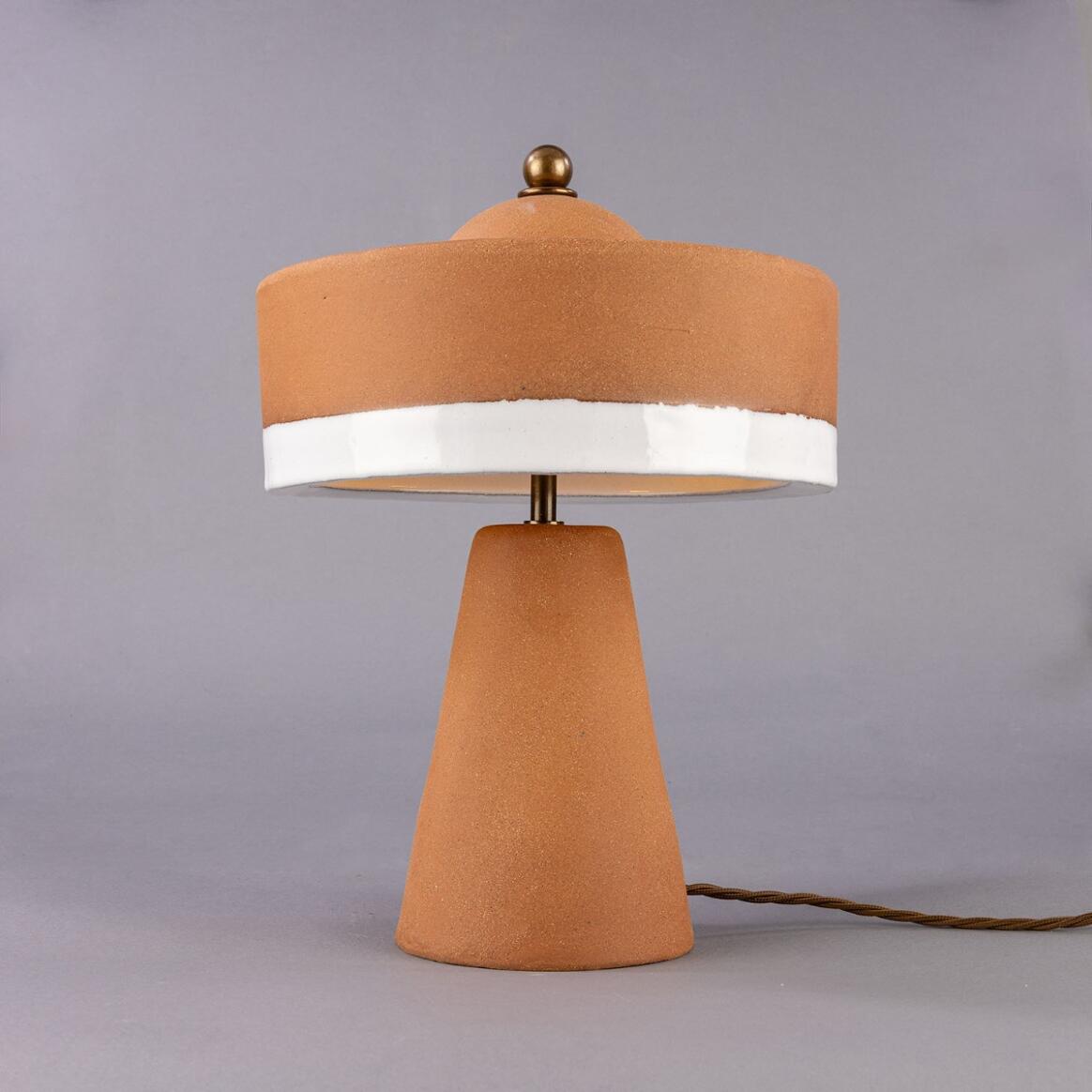 Seville Ceramic Table Lamp by Mullan Lighting with a handcrafted ceramic base and elegant lampshade, perfect for modern and classic interiors