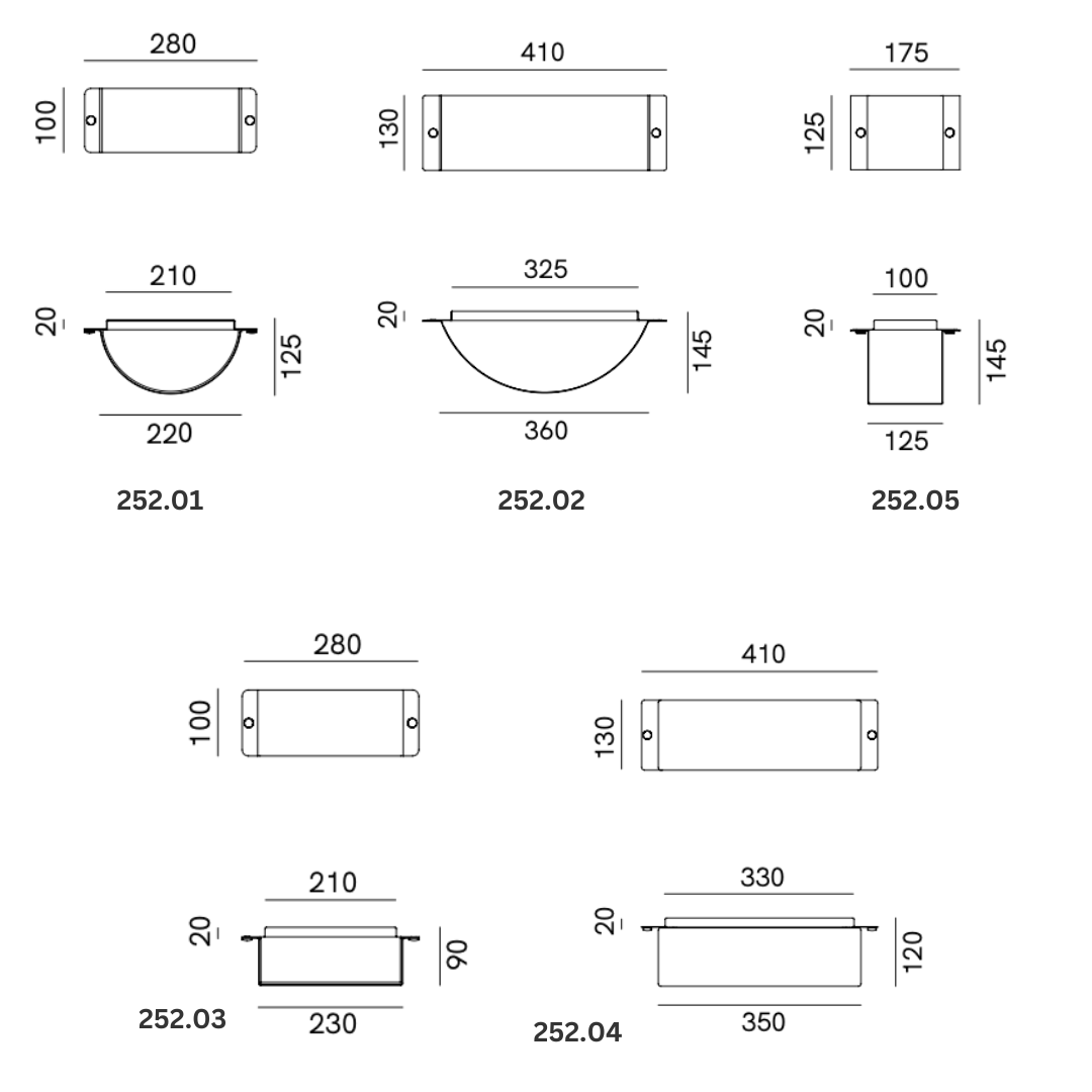 Decori Outdoor Wall Lamps by IL Fanale