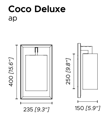 Coco Mega, Deluxe Wall Lamps by Contardi
