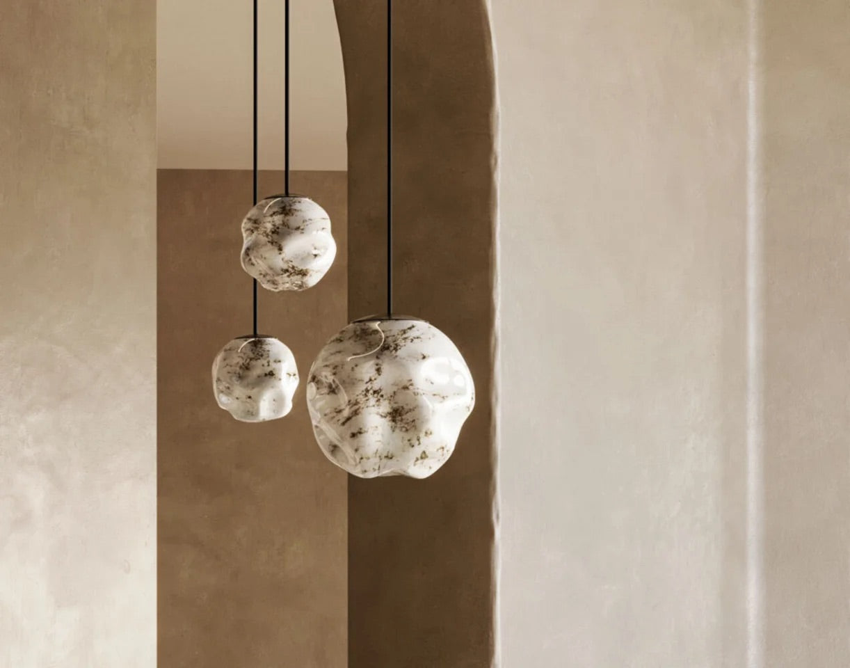 Stone Pendant Lamp by IL Fanale