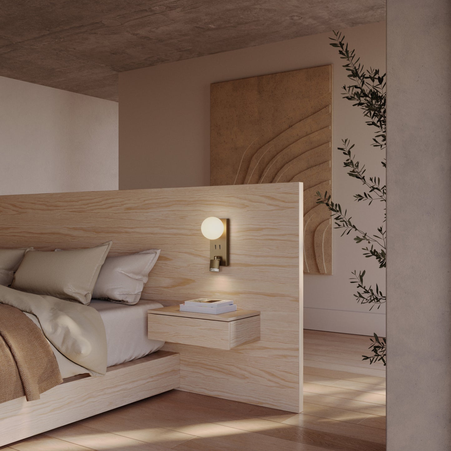 Tea wall lamp by Aromas Del Campo, modern designer wall light with elegant minimalist style for luxury interiors ✨