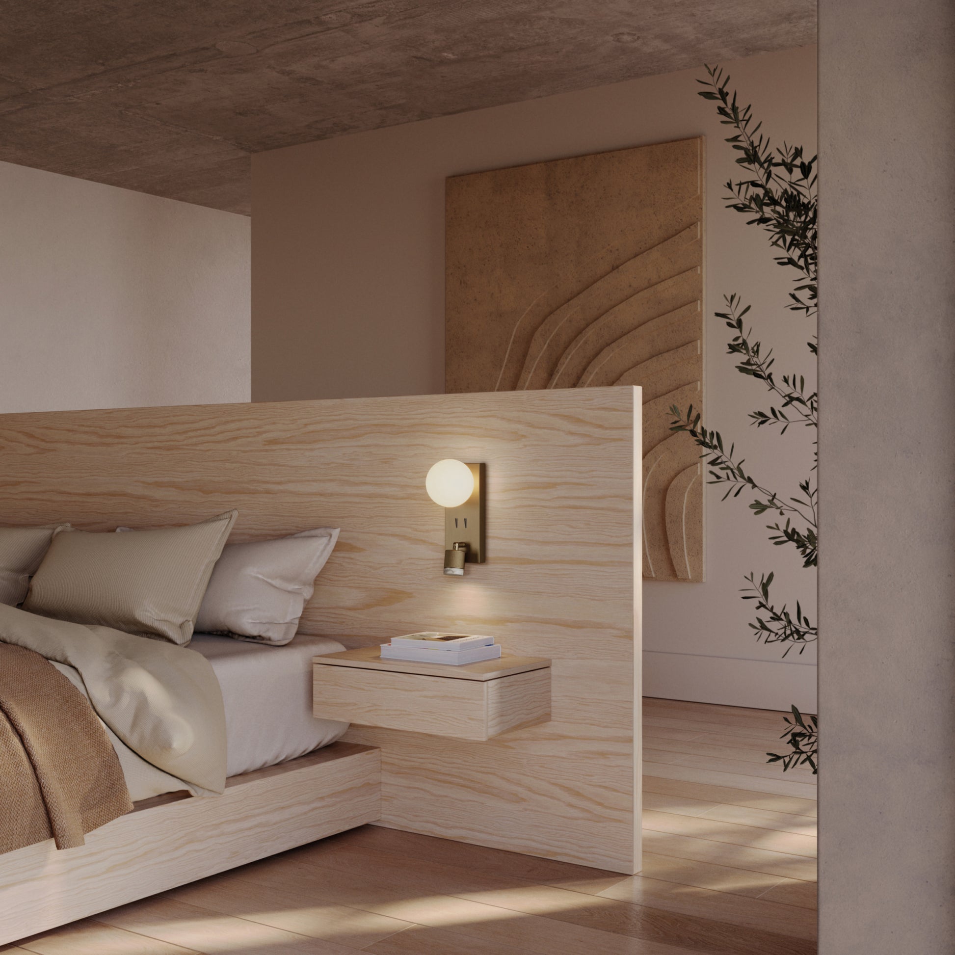 Tea wall lamp by Aromas Del Campo, modern designer wall light with elegant minimalist style for luxury interiors ✨