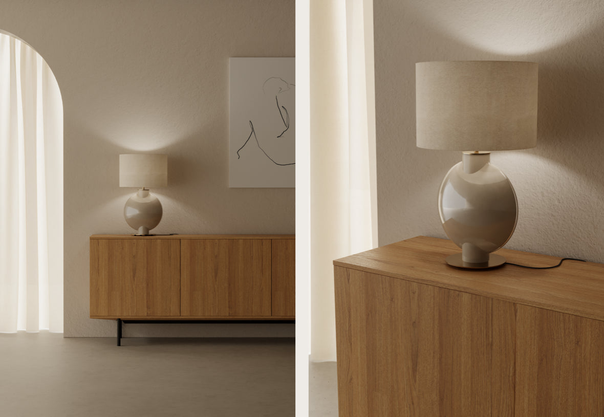 Tilla Table Lamp NAC128 by Aromas Del Campo, modern designer table lamp with minimalist contemporary style for luxury interiors ✨