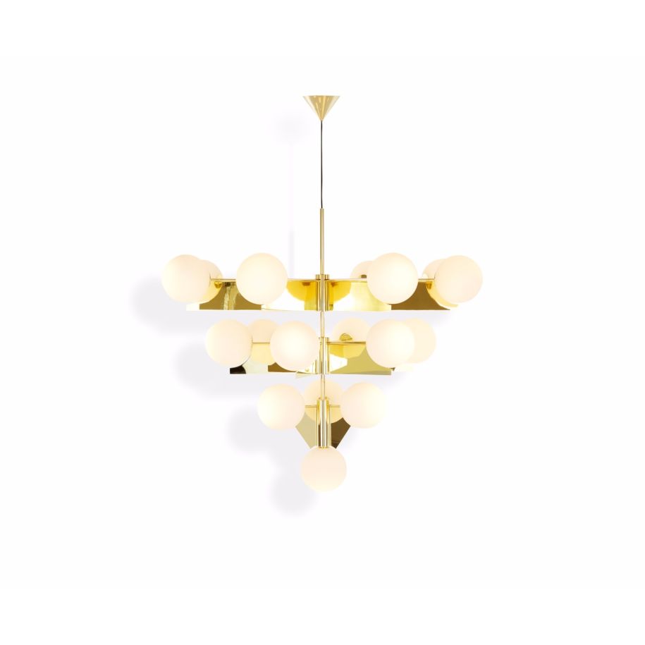 Plane Chandelier Pendant Lamp by Tom Dixon