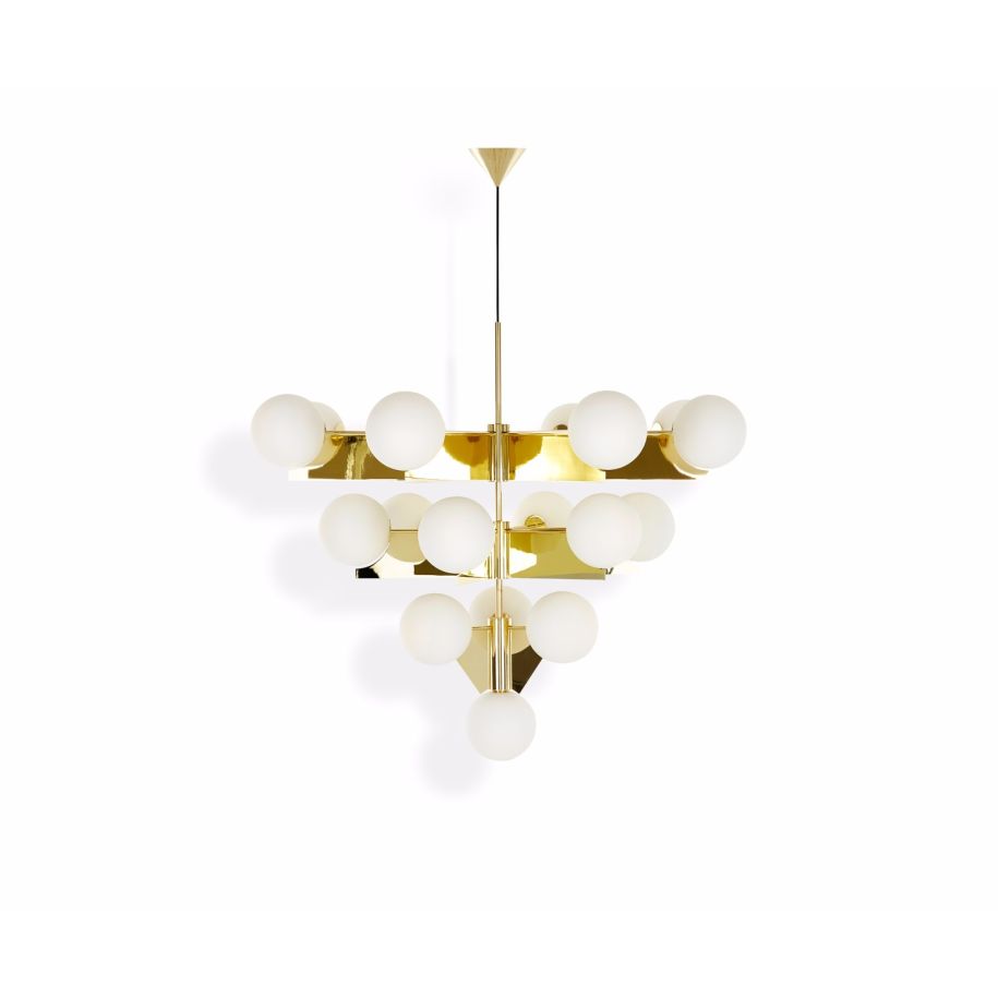 Plane Chandelier Pendant Lamp by Tom Dixon