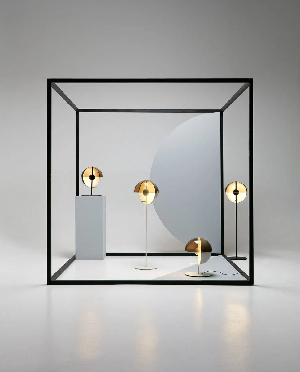 Theia P Floor Lamp by Marset, Spanish designer floor lamp with sculptural elegance for luxury lighting and modern interiors ✨