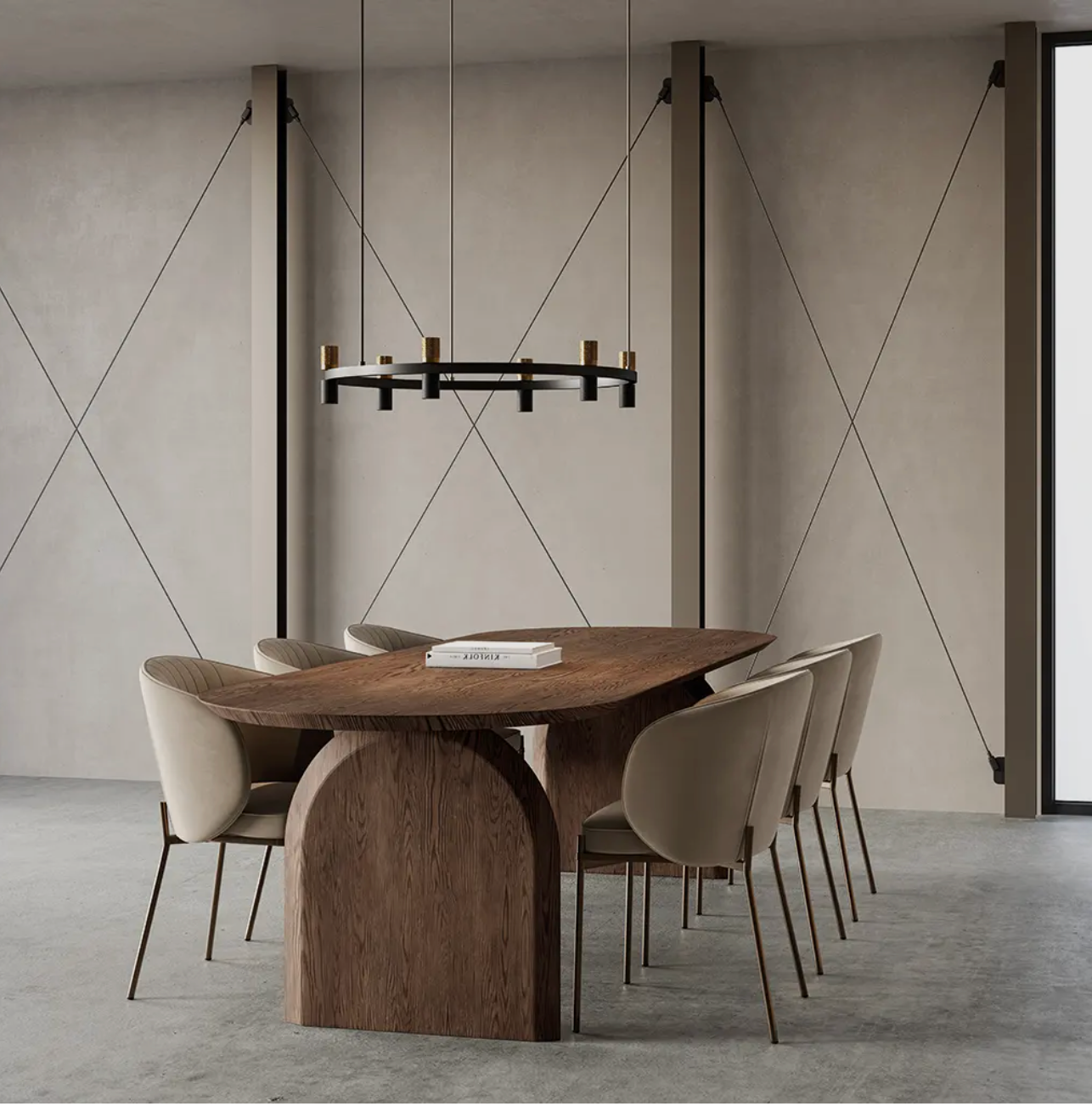 Tura C pendant lamp by Aromas Del Campo, modern designer hanging light with minimalist elegance for luxury contemporary interiors ✨