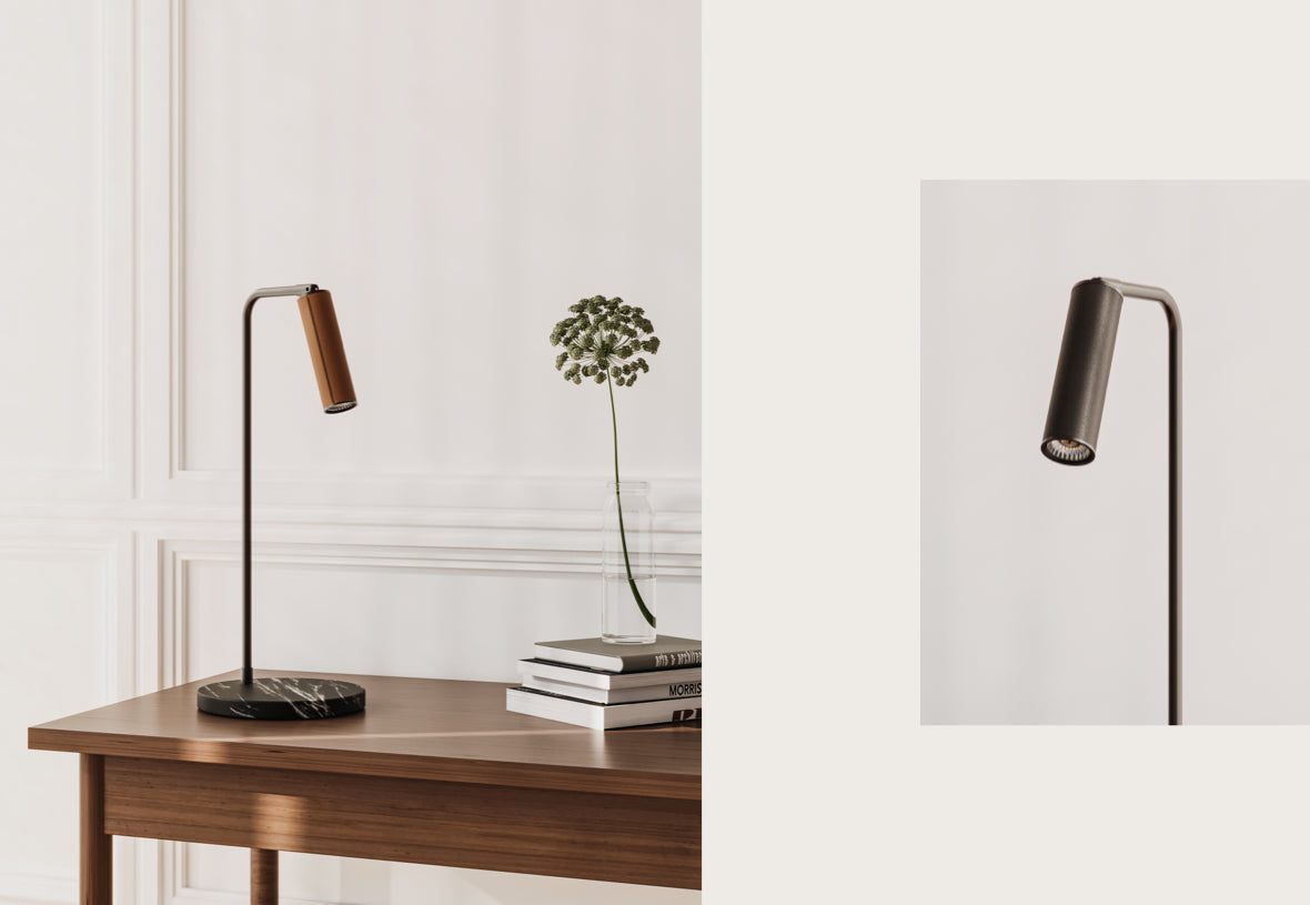 Tura table lamp by Aromas Del Campo, modern designer table light with minimalist elegance for luxury contemporary interiors ✨