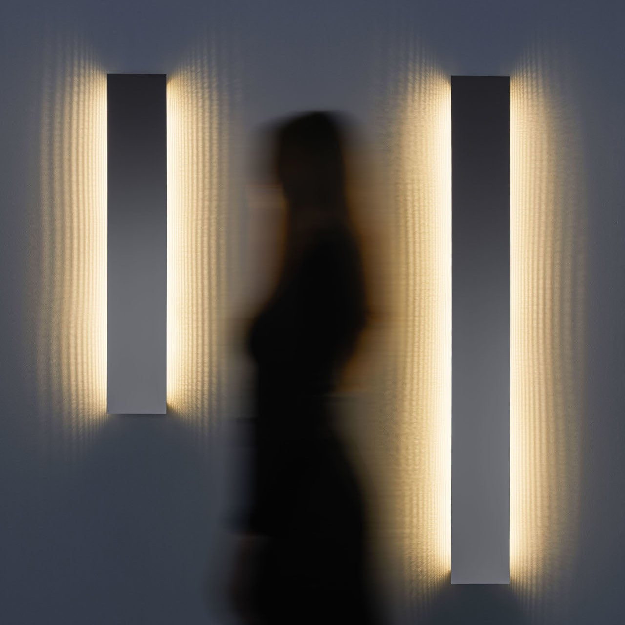 Minimalist Umbra Line Wall Lamp by A Emotional Light featuring sleek vertical design and warm, ambient illumination for modern interiors