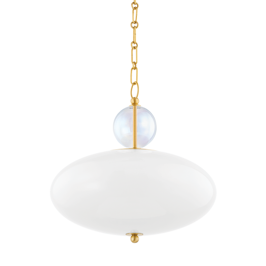 Elegant Viviana Pendant Lamp by Hudson Valley Lighting featuring luxurious glass design and warm ambient glow