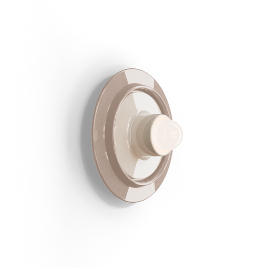 Voila C2775 Beige, White Wall Lamp by Ferroluce with handcrafted ceramic design, Italian wall lighting for modern interiors.