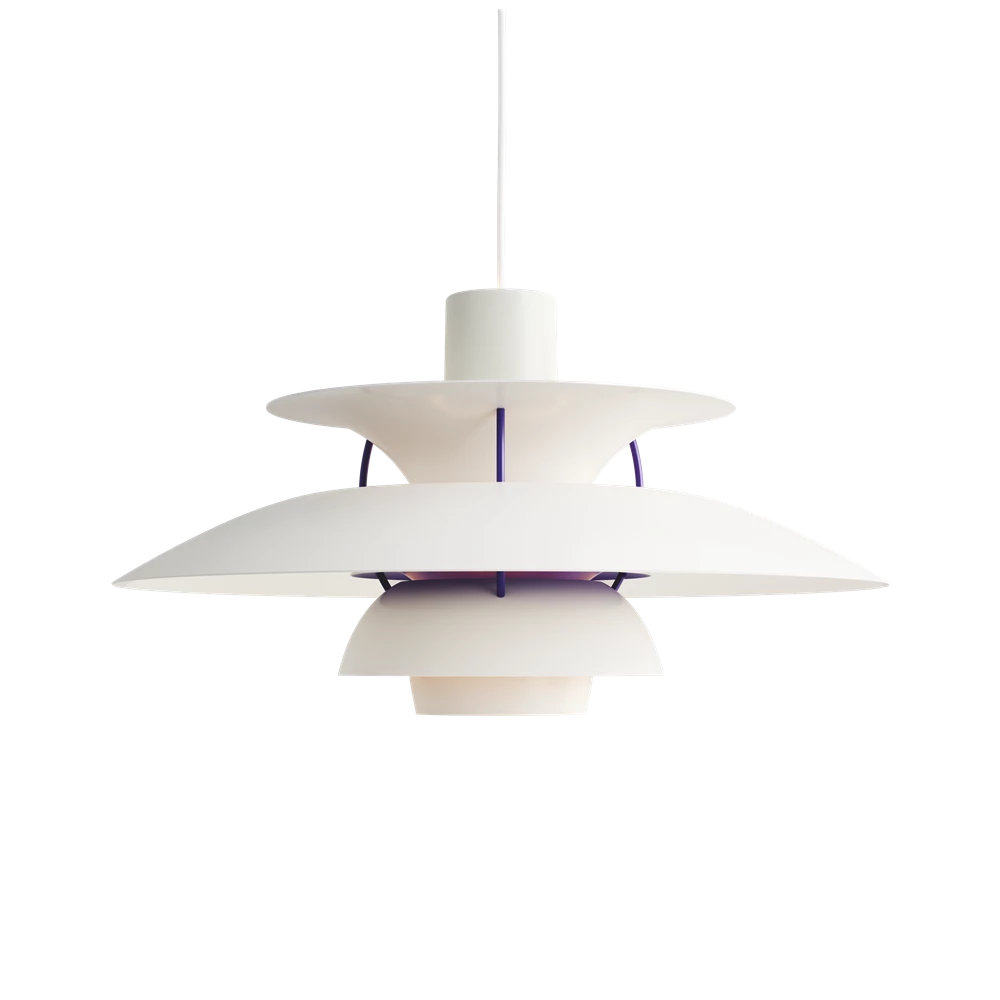 white pendant lamp