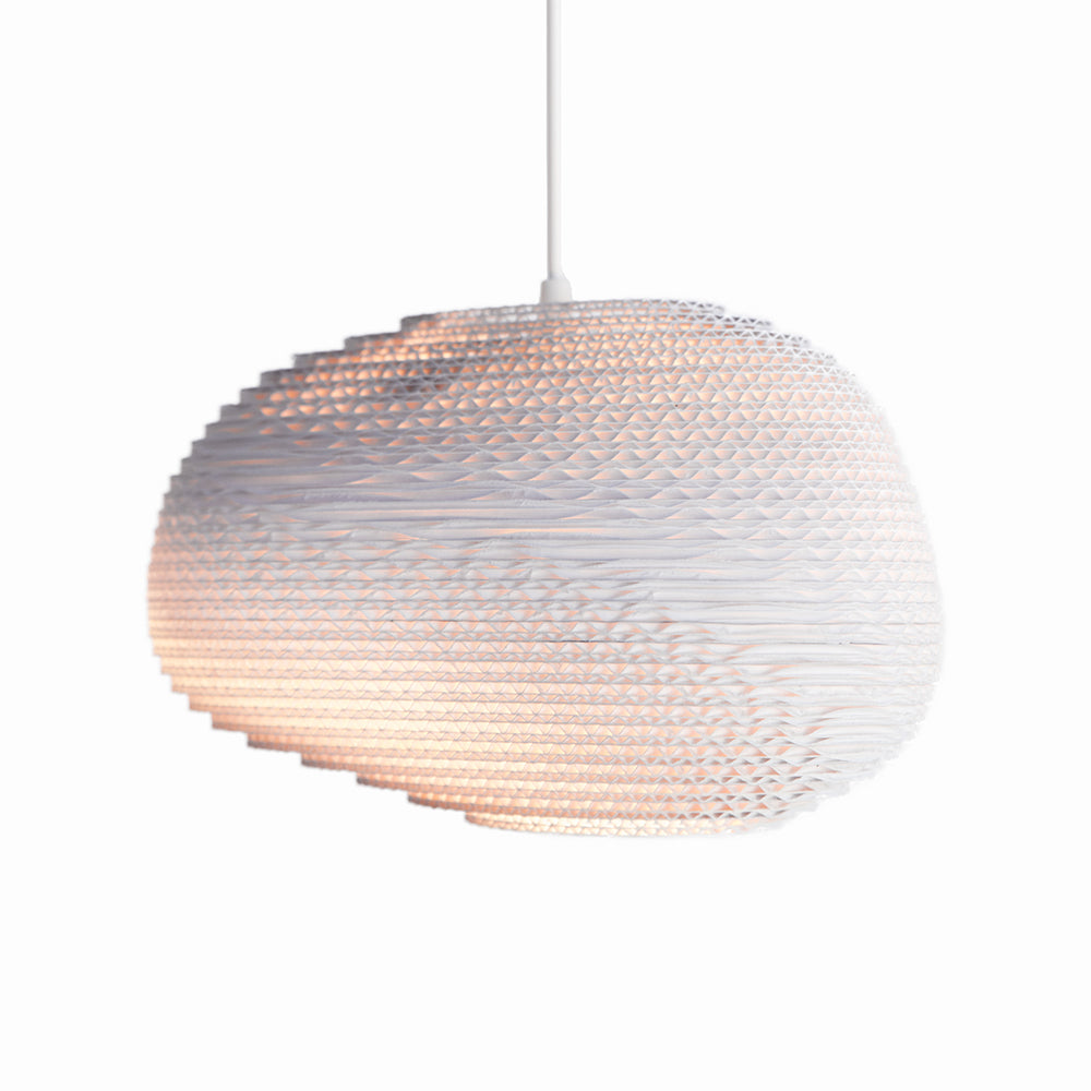 Blonde White sustainable pendant light Scraplight 