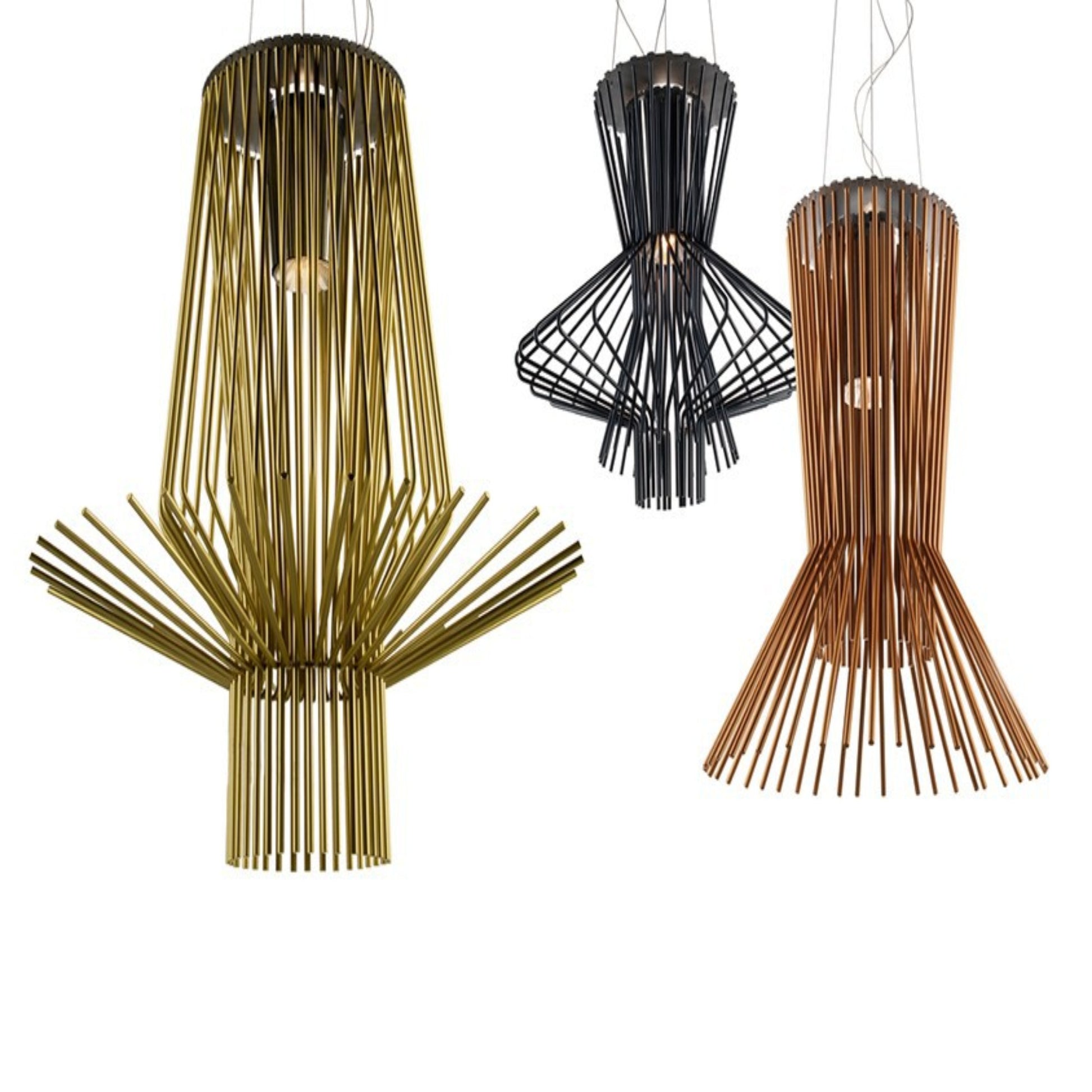 Luxury Metal hanging suspension lights, designer pendants, metal cage lights, office pendant light design, buy lights online