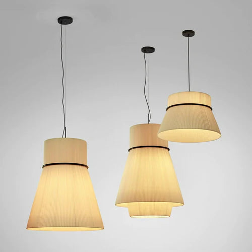 light-weight fabric ceiling hanging lights