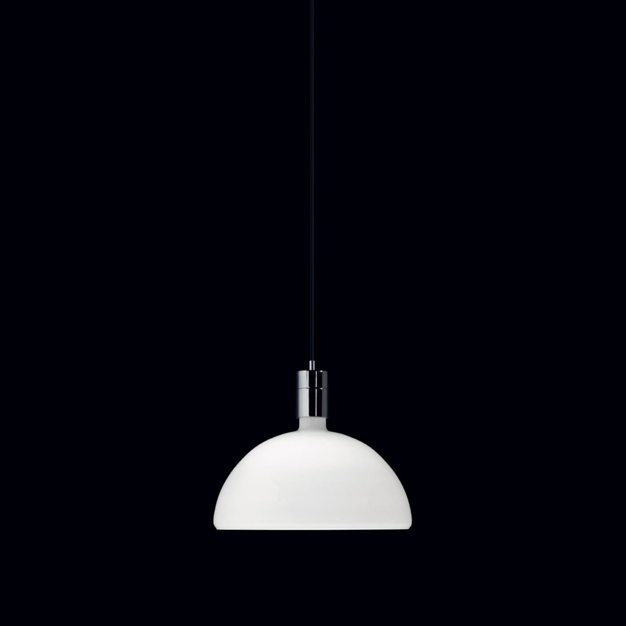 Hand blown glass hanging light by Nemo