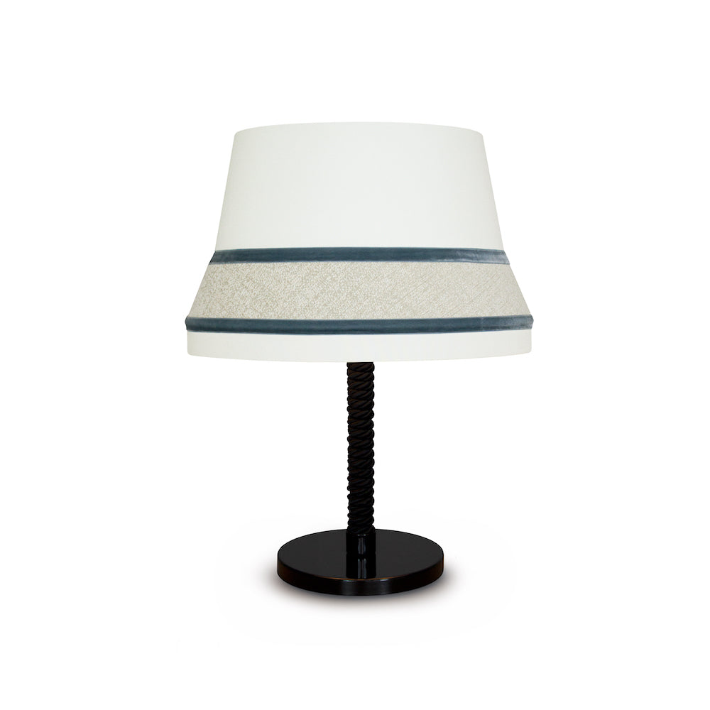 Table lamp white fabric 