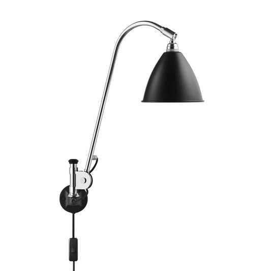 Silver black Classic wall lamp