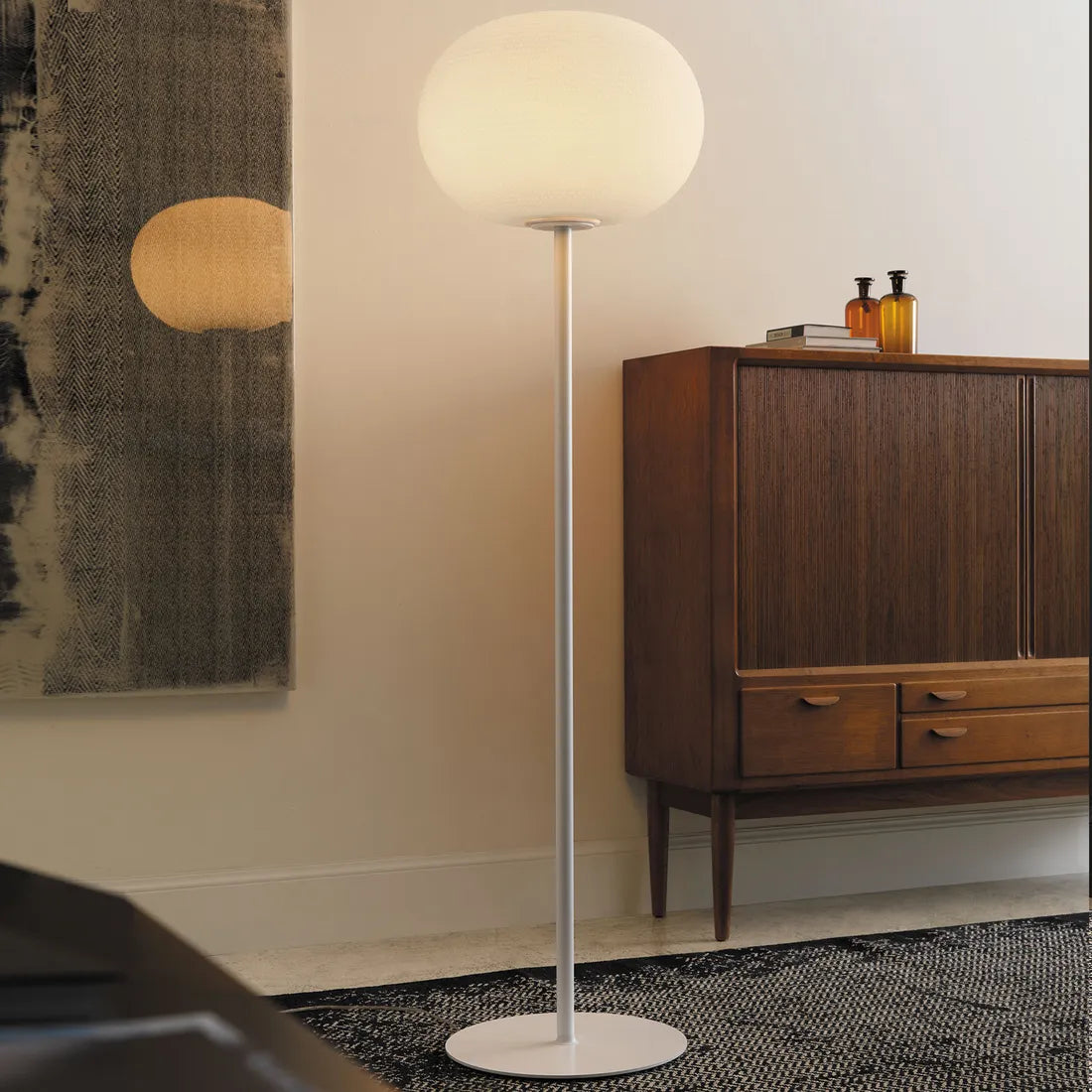 Glass designer floor lamps online, best lighting for living room floor lamps, White floor lamps Italian Brand