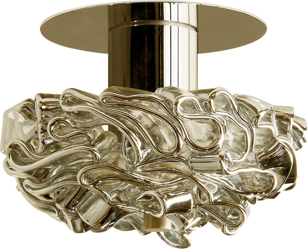 Gold small ceiling light for walk in wardrobe 