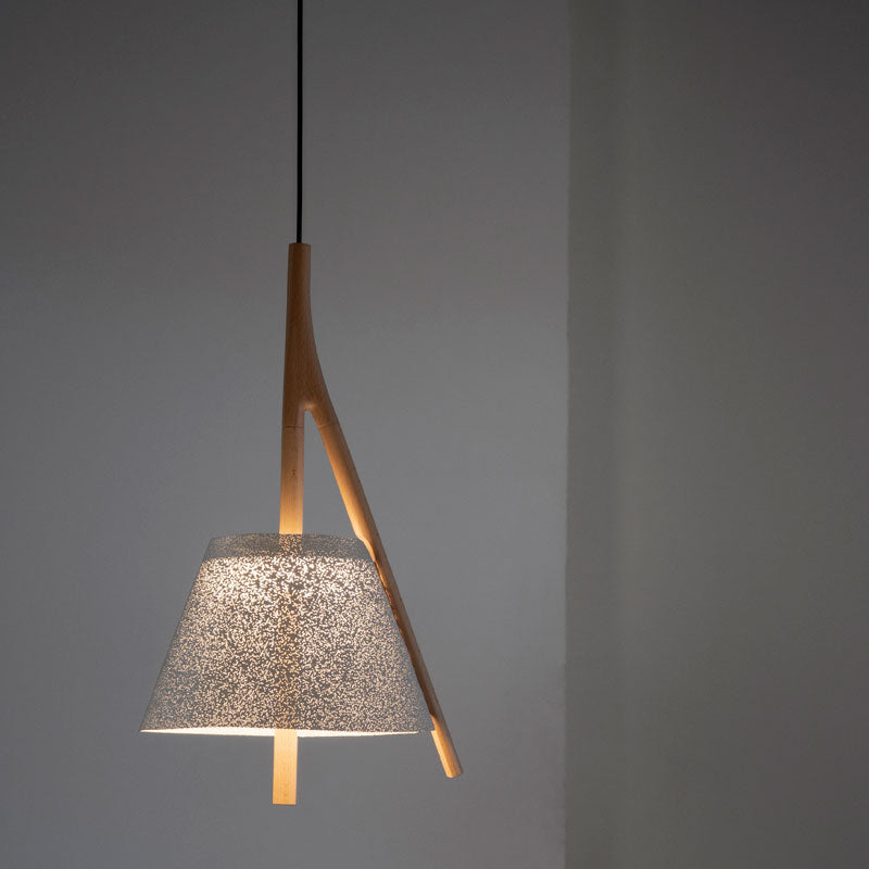 Cambo Pendant Lamp by A Emotional Light featuring a sculptural, artisanal design with warm ambient illumination for modern interiors.