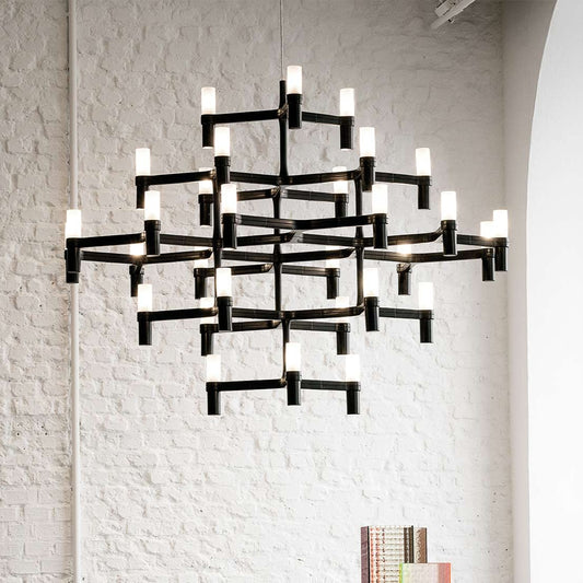 Living Area Black Pendant Lamp Collection by Nemo