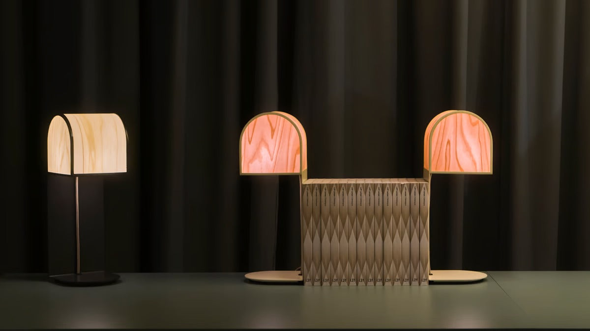 Pink Wood Veneer Table lamp. Boho Chic Table lamp, Bohemian chic table lamp. table lamp design. mini table lamp