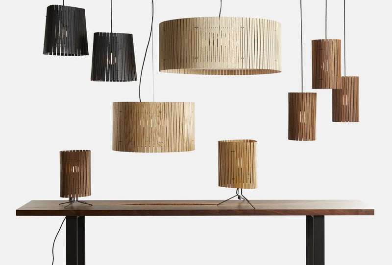 Wooden pendant light by Graypants 