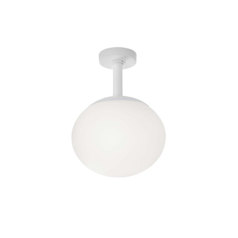 WHITE outdoor ceiling lamp