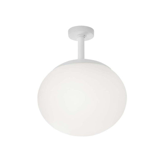 WHITE outdoor ceiling lamp