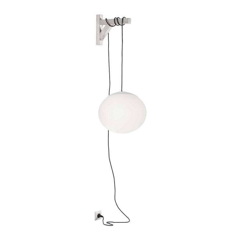 White outdoor lamp with Plug in. Anywhere adjustable plug in outdoor lights.