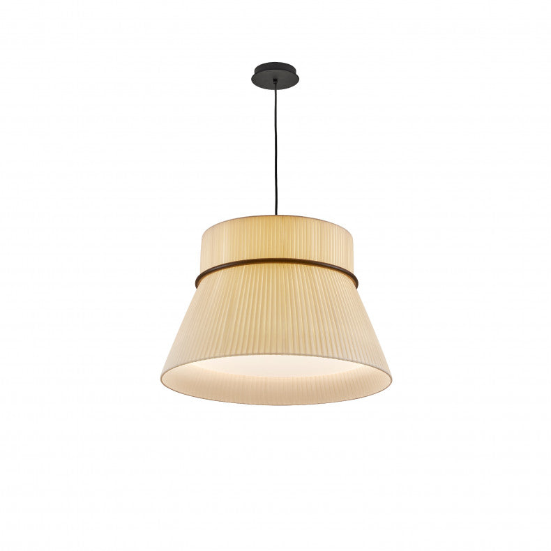 large light-weight fabric ceiling light